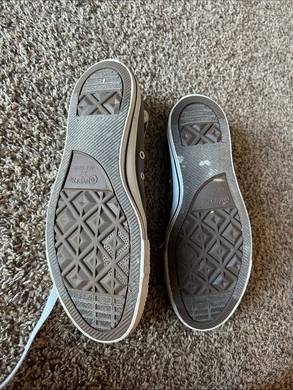 Converse Canvas High Tops - Gray and White - Picture 4 of 5